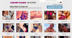 Desktop Screenshot of camwithhershows.com